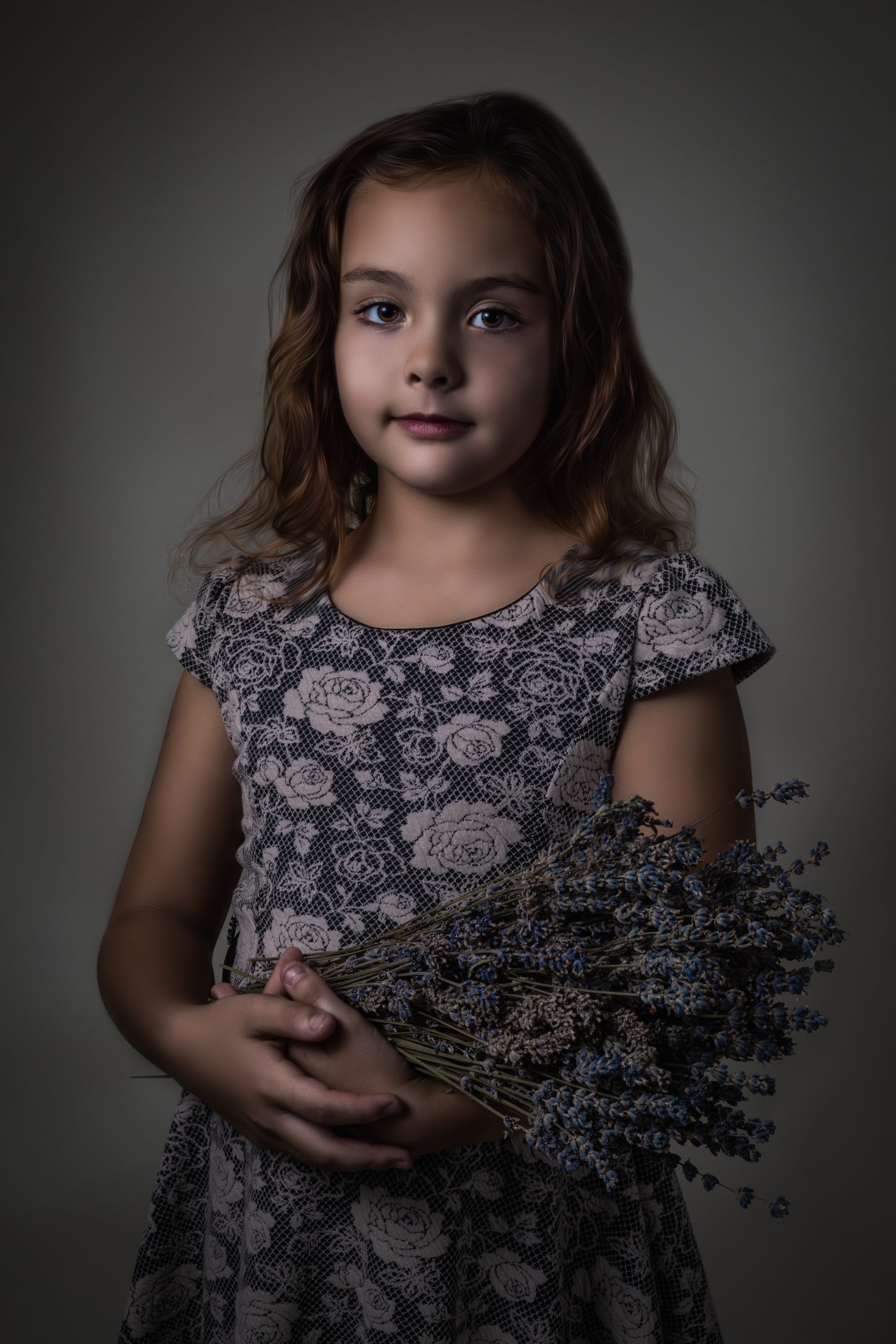 Fine art fotó – művészi utómunkával készült portré